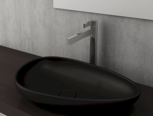 LAVABO 59.5x37 MAT CRNI BOCCHI