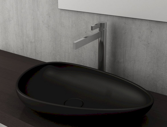 LAVABO 59.5x37 MAT CRNI BOCCHI