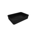 LAVABO SOTTILE 55x38 CRNI MAT SQUARE BOCCHI