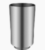 LAVABO STOJEĆI OKRUGLI SIVI INOX CAPO CASA