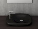 LAVABO VESSEL 54x45 MAT CRNI BOCCHI