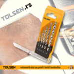 BURGIJE ZA CIGLU BETON 5/1 SET TOLSEN 75459