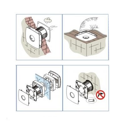 VENTILATOR X-MART 10 INOX MATI CATA 404013/01045000 - Slika 3