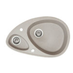 SUDOPERA METALAC X ELIPSA 78X50 BEIGE 113012