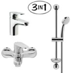 HERZ INFINITY set baterija za kadu/lavabo 00069 HZ603815 hrom slavine za kupatilo komplet