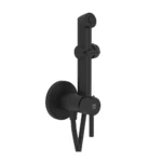 HERZ FRESH higijenski tuš set crni shut off 00359B black ručni tuš za WC kupatilo