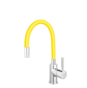 ferro RAINBOW BATERIJA ZA SUDOPERU 2 CEVI YELLOW BZA4C