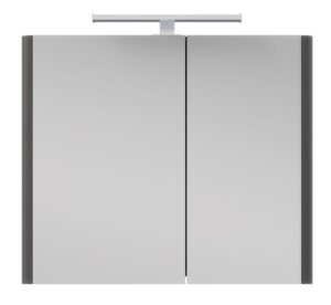 LUXOR OGLEDALO ART80 ANTRACIT PINO ART 1028