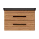 LUXOR ORMARIC SA LVB BLACK 80F DRVO PINO ART 1121