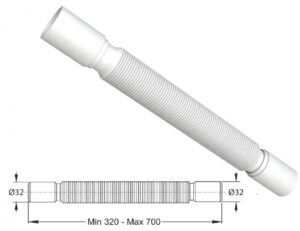 SIFON NASTAVAK Ø40 - ALCA A72
