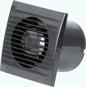 VENTILATOR F100 KLAPNA BLACK CAPO