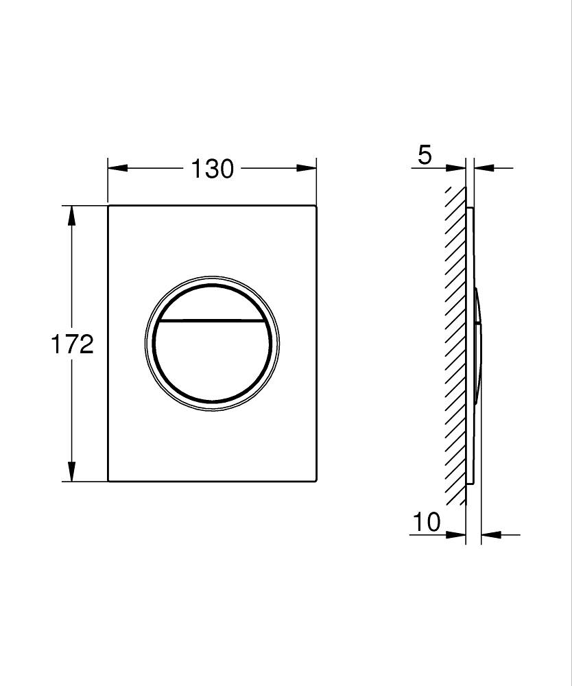 GROHE TIPKA COSMOPOLITAN WARMSUNSET NEW 37601DL0 - Слика 3