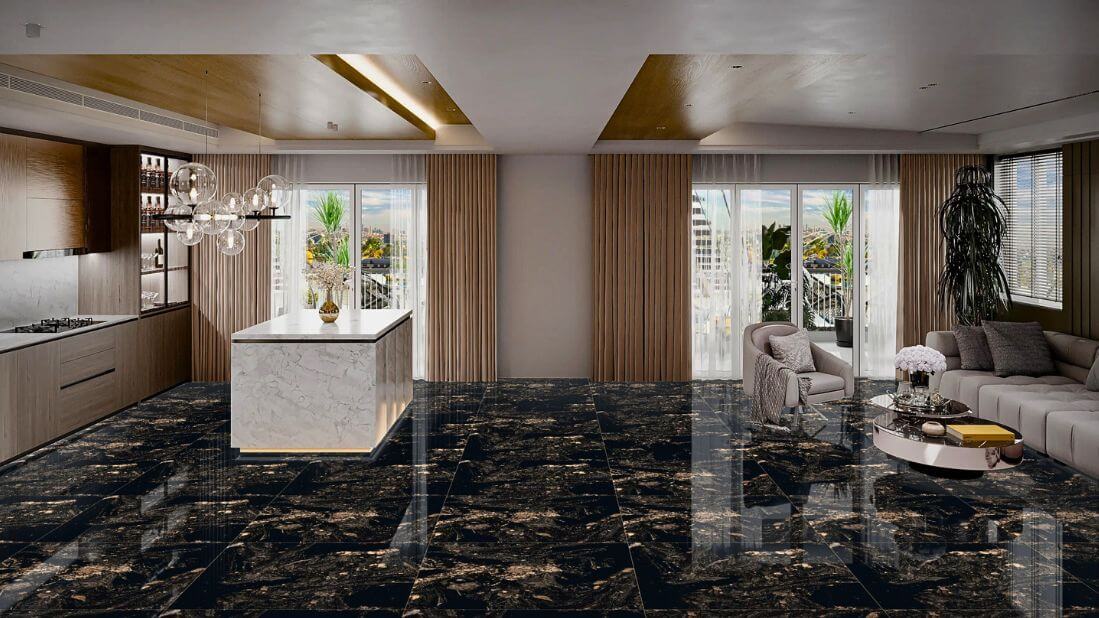 MAGNIFIQUE BLACK 60 x 60 PLKBMBL60 - Slika 2