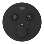 GROHTHERM SMARTCONTROL TERMOSTAT ZA UGRADNJU SA 2 VENTILA BLACK 29507KF0