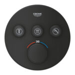 GROHTHERM SMARTCONTROL TERMOSTAT ZA UGRADNJU SA 3 VENTILA 29508KF0 PhantOM Black
