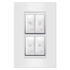 UNIVERZALNI kupatilski indikator, vertikalni SET4X16A BELI 72324.00