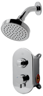 Herz Fresh ugradni set chrome potisni 09420