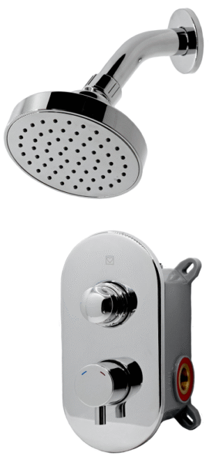 Herz Fresh ugradni set chrome potisni 09420