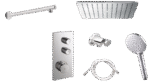 Herz Fresh term ugradni set chrome 00420