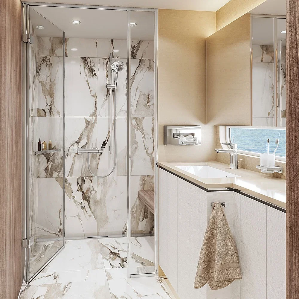 HANSGROHE ADDSTORIS TOALET DRŽAČ PEŠKIRA 2/1 HROM KUKA 41755000 - Slika 2
