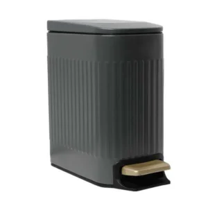 KANTA 6L METALNA ZA TOALET GREY SLOW CLOSE SL8603MG-6L