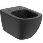 WC ŠOLJA KONZOLNA TESI CRNA MAT AQUABLADE T0079V3