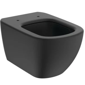 WC ŠOLJA KONZOLNA TESI CRNA MAT AQUABLADE T0079V3