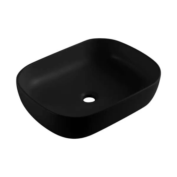 LAVABO MANILA 50X40X13.5 MAT CRNI NADGRADNI WB7207