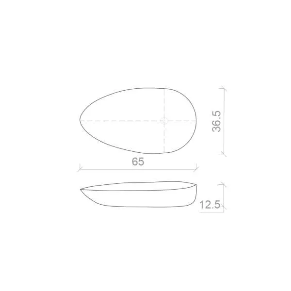 LAVABO OSAKA NADGRADNI 65X36,5X12,5 WB9214 - Slika 3