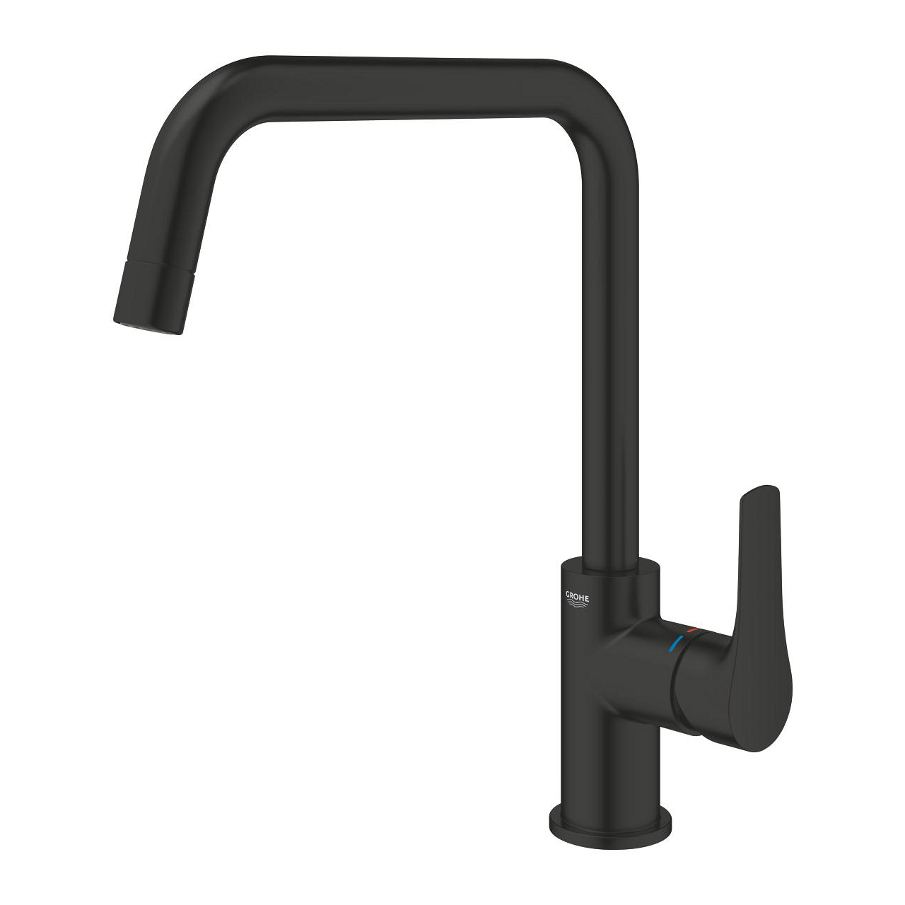 GROHE EUROSMART BATERIJA ZA SUDOPERU MATT BLACK V IZLIV 305672430 - Slika 2