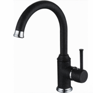 arc jednorucna baterija za sudoperu stojeca crna t03238 metalac