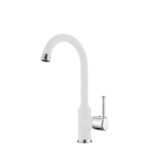 arc jednorucna baterija za sudoperu stojeca bela t03253 metalac