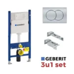 VODOKOTLIC SET DUOFIX DELTA 01 HROM MAT TIPKA 111.154.46.2/3