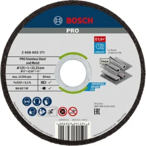 BOSCH REZNA PLOČA 125X1 INOX 2608603171K/12133