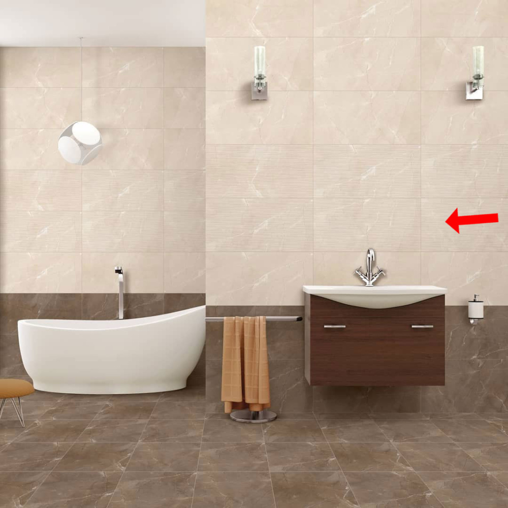 PLOČICE ETANIA CREMA WAVES ITACA 30*60 0.9 - Slika 2