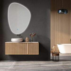 OGLEDALO AQL GREJS 60X80 TCH