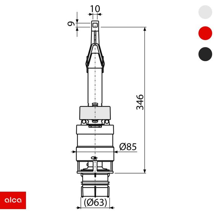 ZVONO ZA UGRADNI VODOKOTLIĆ A101/1200 A06 ALCA - Slika 2