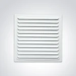 VENTILACIONA REŠETKA F125/150X150 BELA A.K. 7943