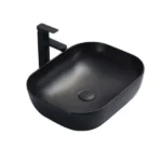 LAVABO MANILA NADGRADNI 50.5X40.5X14 BLACK MAT WB9207