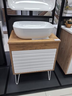TAYLAN 60 DONJI DEO OAK/BELA TAY60DD BEZ UMIVAONIKA