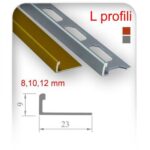 LD UGAONI PROFIL P3 SREBRNI MAT 2,7 M / 10 MM 100900